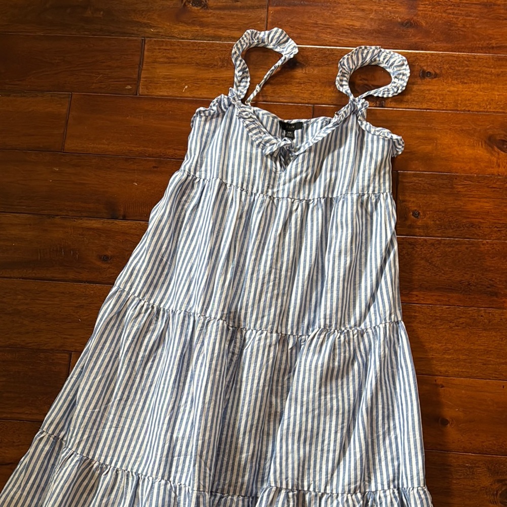 Striped Blue and White J. Crew women’s  Dress